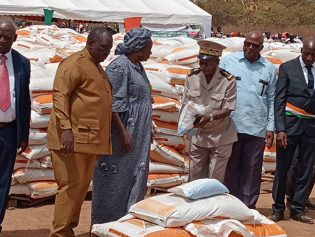 Korhogo: le Programme de Production Alimentaire d’Urgence (2PAU-Cl) lancé.