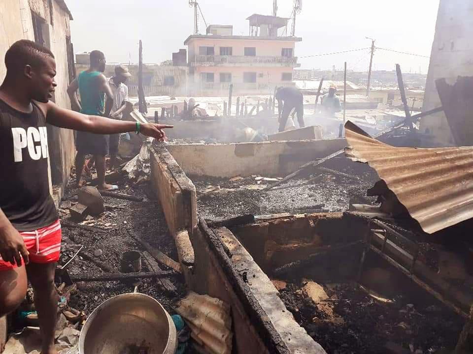 Attécoubé: De la peur à la sérénité après l’explosion d’une bouteille de gaz.